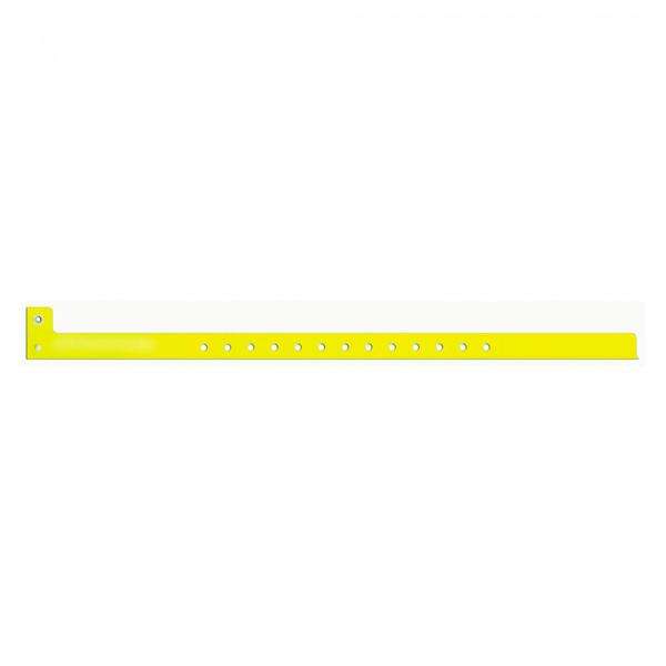 Wristband Identification Sentry SuperBand Polyester Yellow Adult 500/Box
